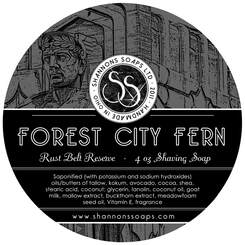 Forest City Fern Shaving Soap